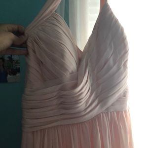 A light pink bridesmaids or prom dress!